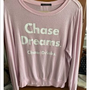 Pink wild fox sweater